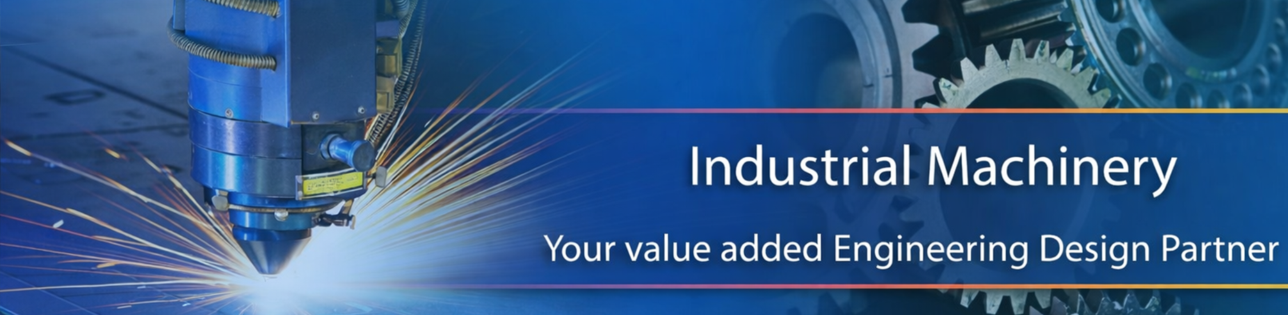 Industrial machineries banner