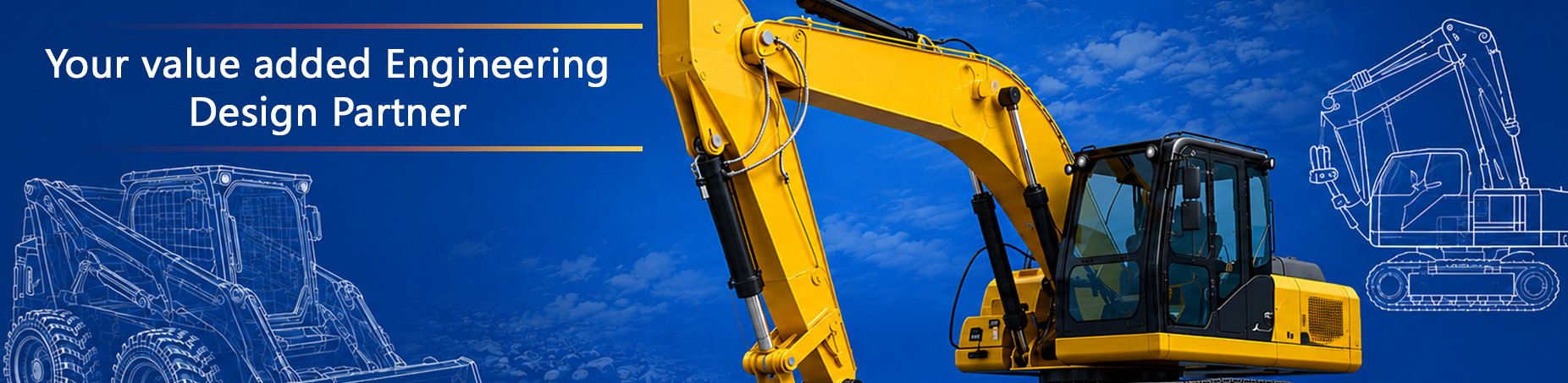 Industrial machineries banner