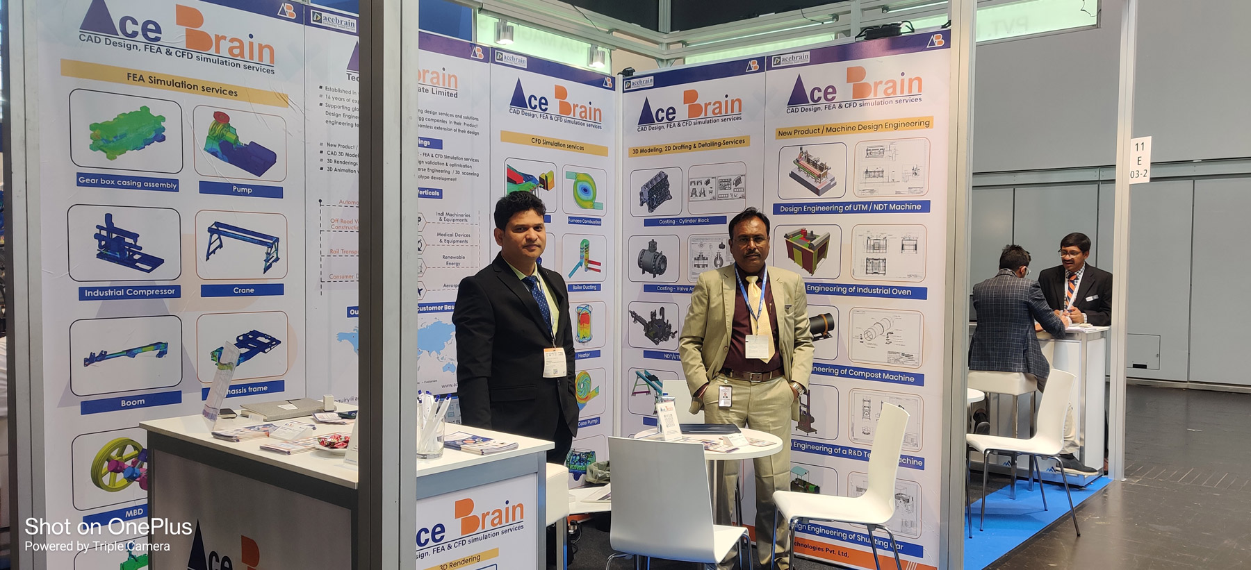 Ace Brain stall at GIFA 2023 in Dusseldorf, Germany
