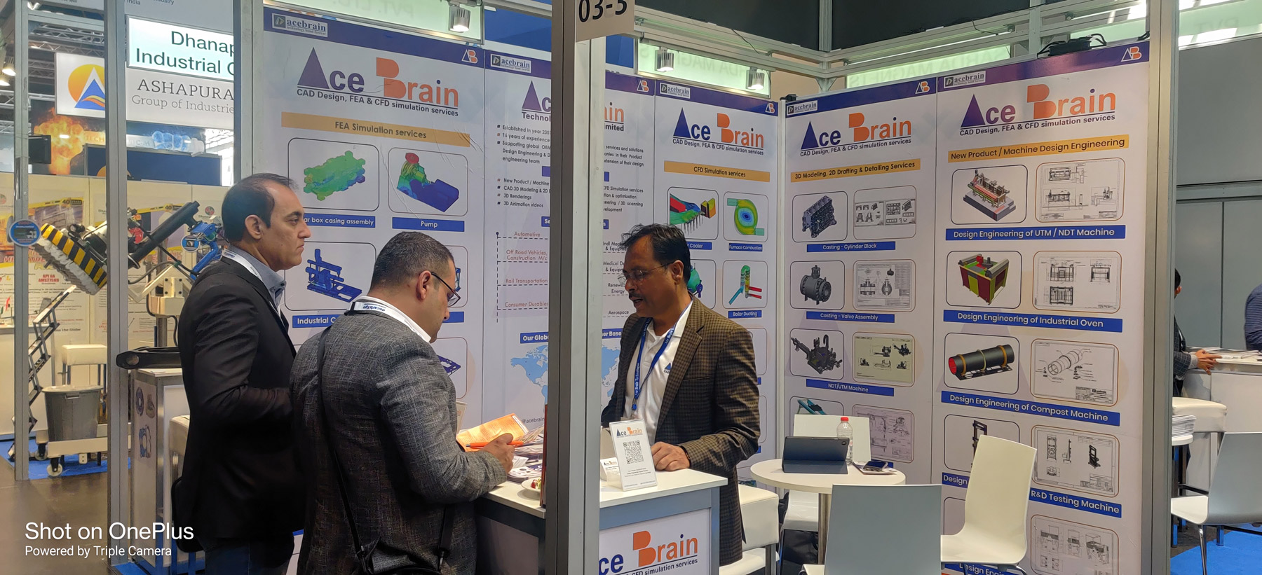 Ace Brain representatives at GIFA 2023 in Dusseldorf