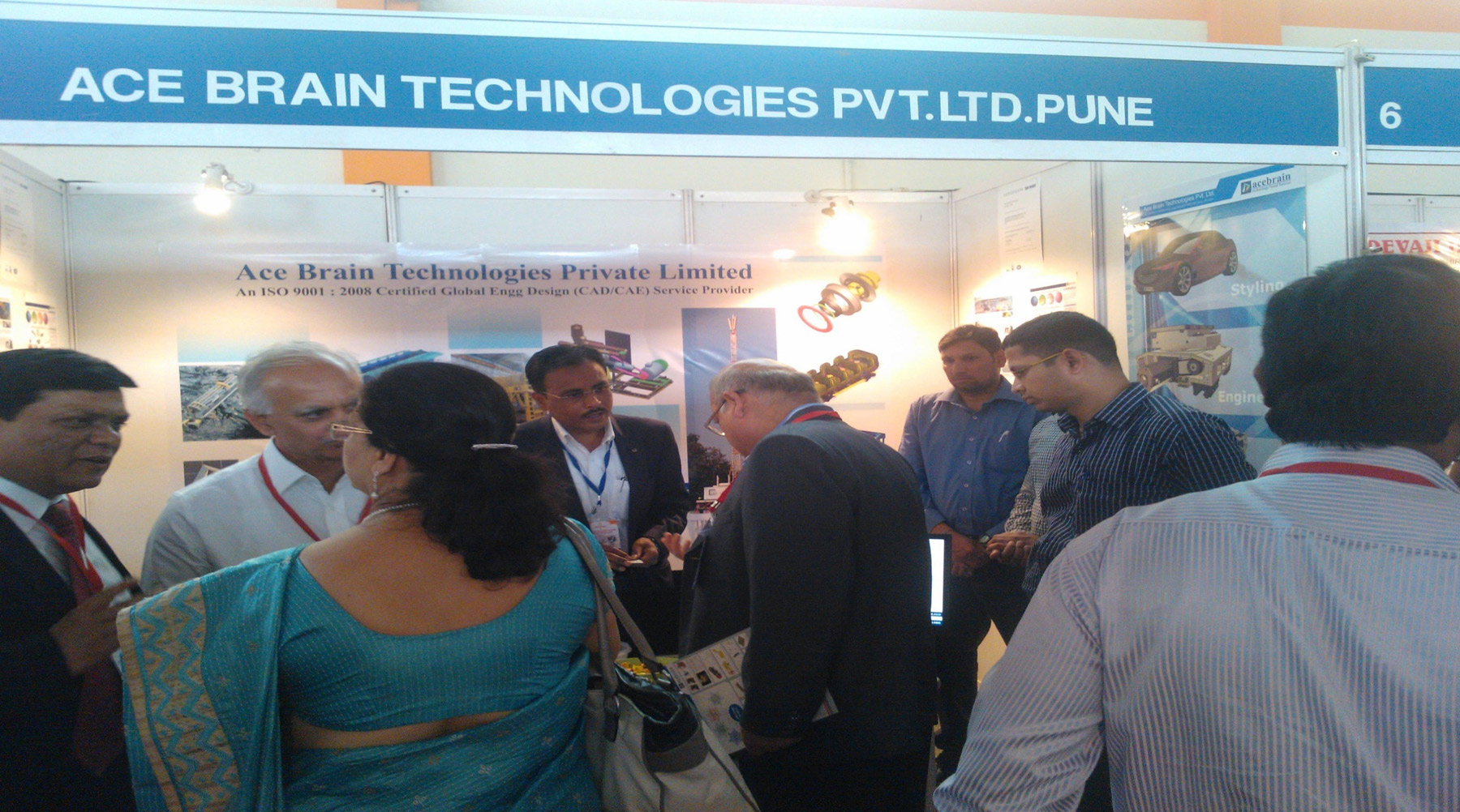Ace Brain stand at the NVDP Engineering Show 2015 in Pune, India